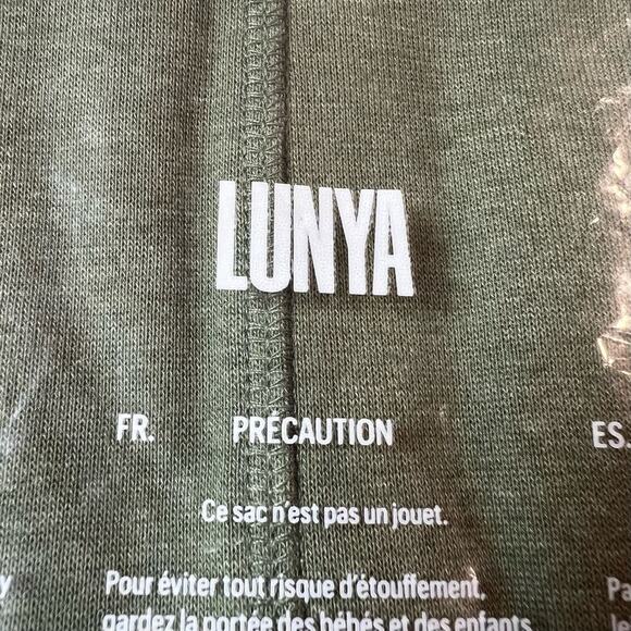 LUNYA Restore Fitted Dress Humble Green Heather Sleeveless Stretch Comfy XS NEW - Picture 8 of 10